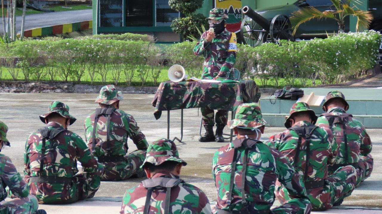 Kodim 0313/Kpr Terapkan Prosedur Kesehatan dan Efektifitas Latihan