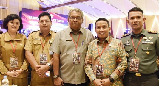 Asisten I Sekda Inhil Ikuti Rakornas TMMD ke 101 di Jakarta