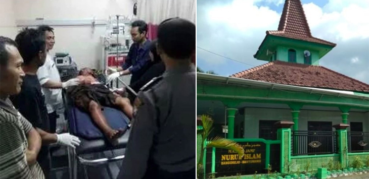 Geger! Suud Meledakkan Diri di Depan Masjid, Wajah dan Tulang Rahang Hancur