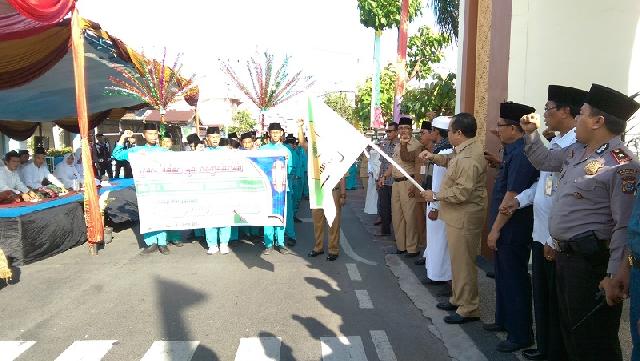 Bupati Lepas Pawai Taqruf Dalam Rangka Menyambut Bulan suci Ramadhan 1438 H