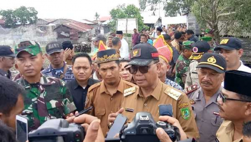 Bupati H Suyatno Resmikan Jalan dan Jembatan di Panipahan