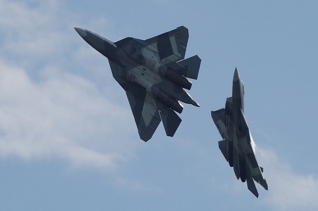 Jet Tempur Su-57 Rusia Diklaim Sudah Teruji Perang Nyata di Suriah
