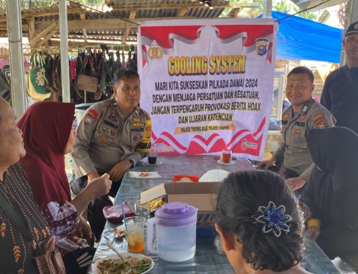 Kanit Binmas dan Bhabinkamtibmas Ingatkan Warga Waspada Pada Politik Uang