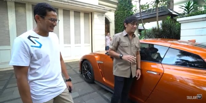 Bawa Mobil Mewah ke Rumah Sandiaga, Andre Terkejut Lihat Koleksi Mobilnya