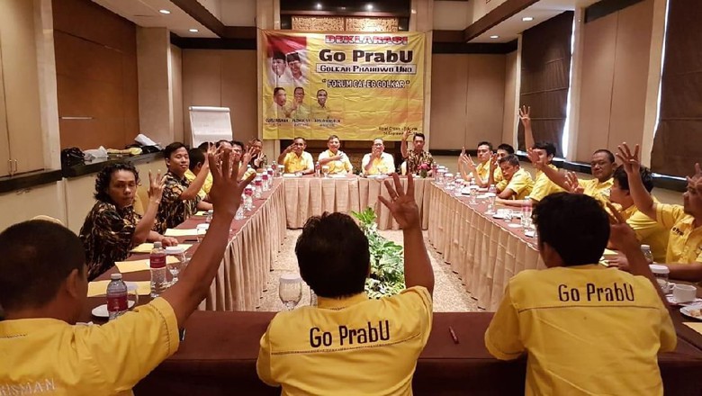 Apa Penyebab Para Caleg Golkar ini Buat Dukungan Kepada Prabowo-Sandiaga Uno ?