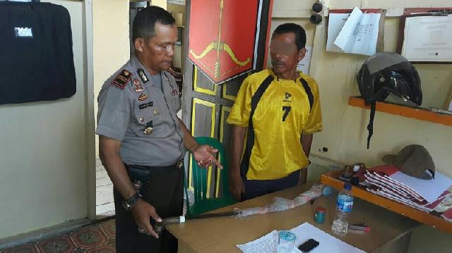 Selisih Lahan, Warga Inhil ini tega tebas Korbannya Dengan Parang