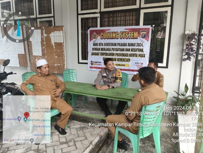 Polsek Tambang Ajak Warga Jaga Persatuan di Akhir Tahapan Pilkada 2024