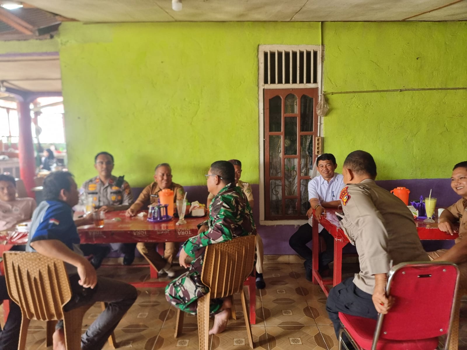 Kompol Teguh Wiyono: Coffee Morning untuk Cooling System Pemilu Damai di Kemuning Inhil