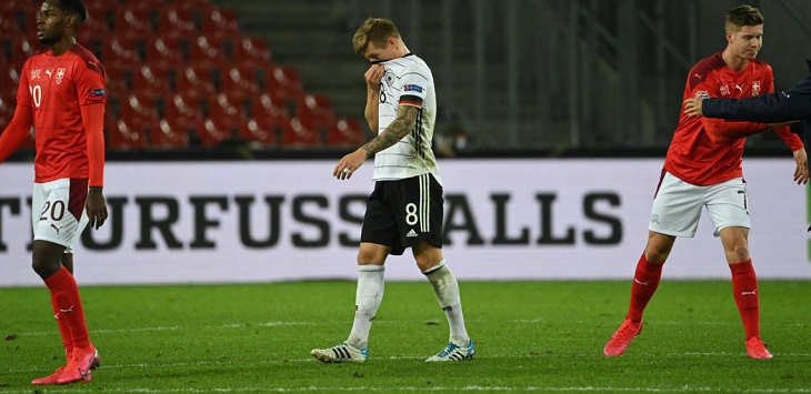 Persaingan di Grup 4 Masih Ketat, Spanyol Tumbang, Jerman Imbang