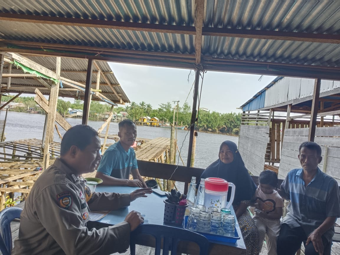 Polsek Pelangiran Cooling System Ajak Masyarakat Sukseskan Pemilu 2024