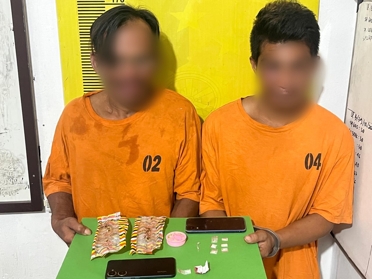 Polisi Ringkus Dua Pengedar, 7 Paket Sabu Diamankan di Batang Gansal Inhu