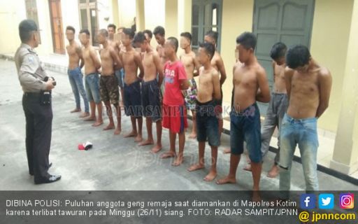 Gara-Gara Status Facebook, 2 Geng Remaja Tawuran