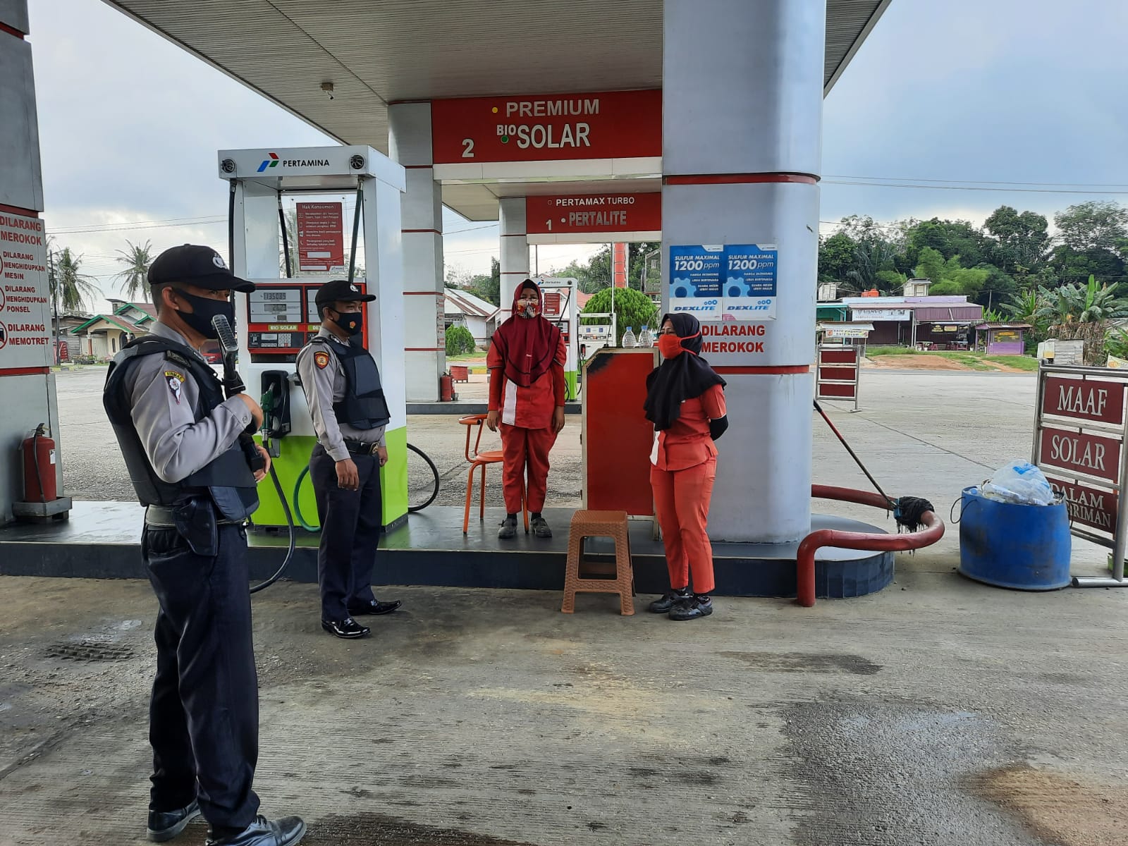 Polsek Ukui Kembali Lakukan Patroli Akhir Pekan 