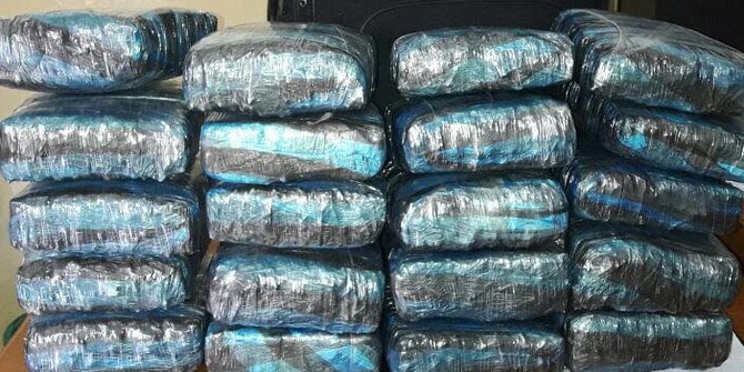 4 Penumpang bus dari Aceh tujuan Medan kedapatan bawa 20 Kg ganja dan 2 ons sabu