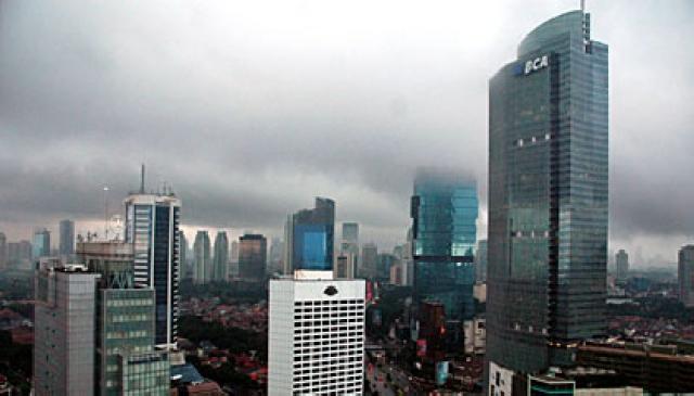 Pengumuman Presiden Terpilih, Jakarta Dipayungi Awan