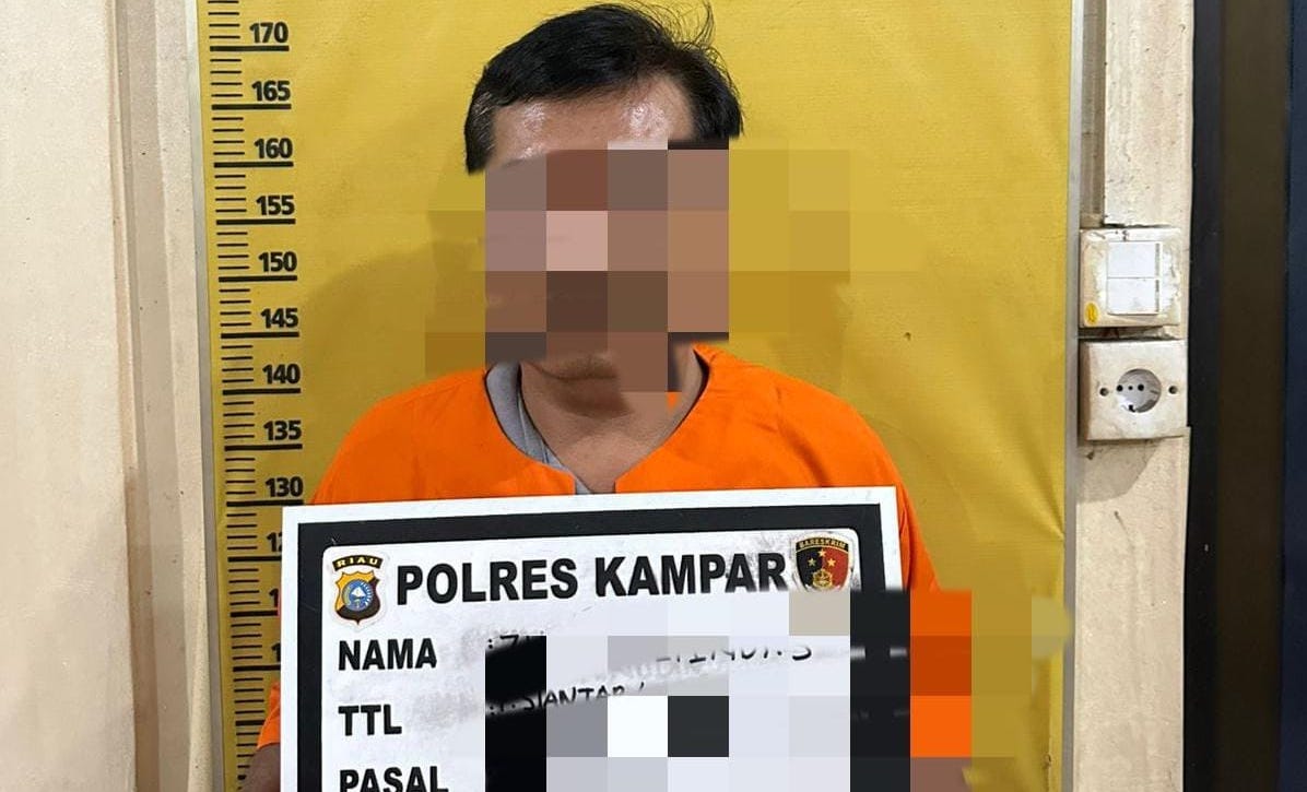 Cabuli 3 Murid, Seorang Guru di Kampar Ditangkap Polisi