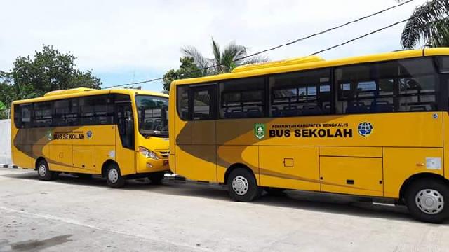 Bantu Transportasi Sekolah,  Dishub Bengkalis Siapkan 6 Armada