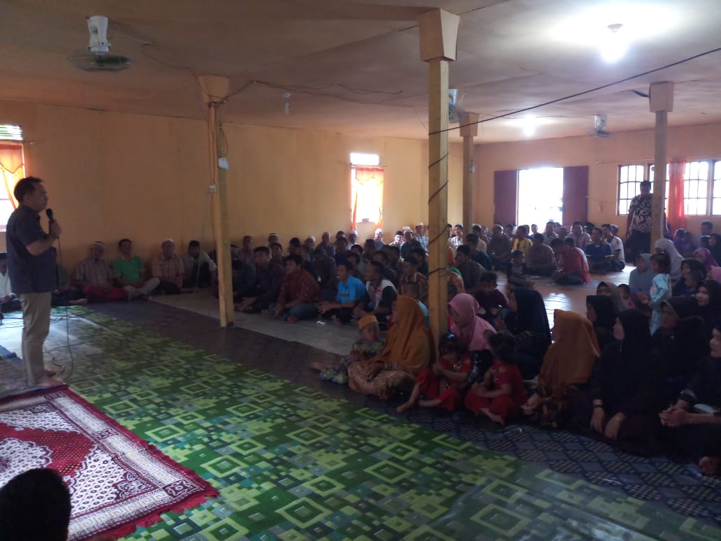 Warga Antusias Sambut Reses I Ketua DPRD Inhil Tahun 2019