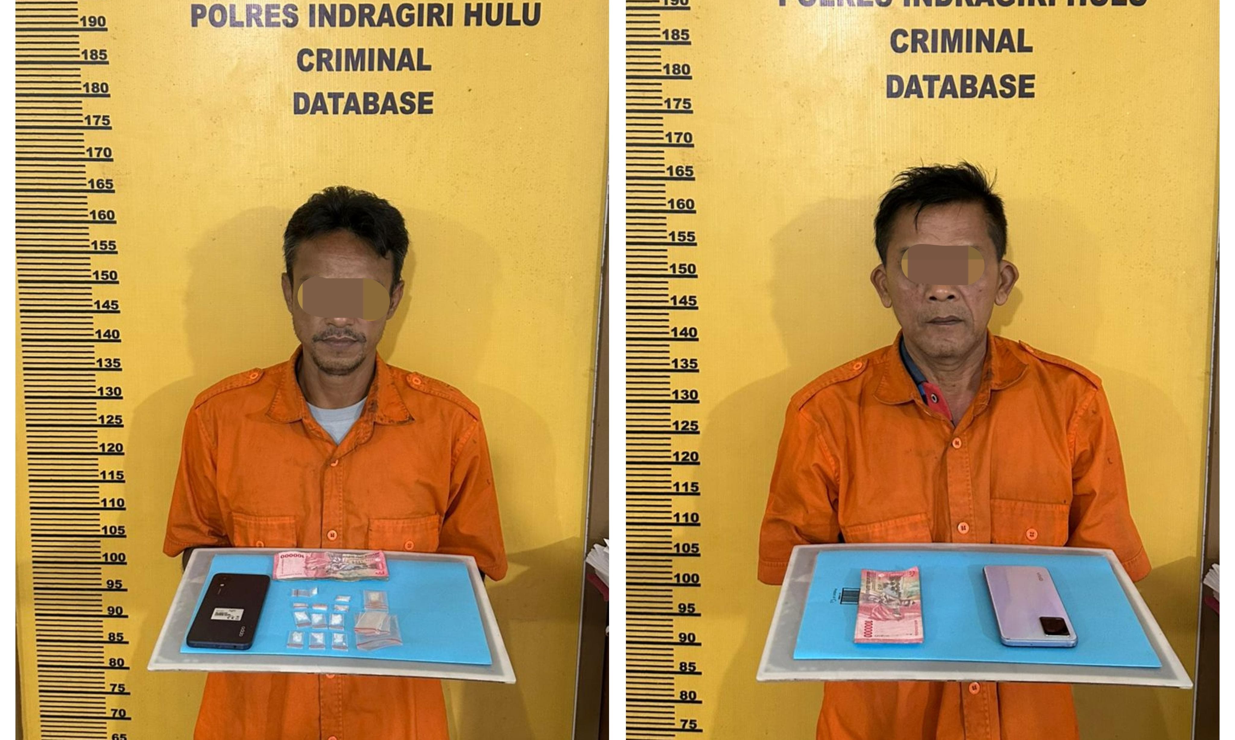 Laporan Warga Berbuah Penangkapan Dua Pengedar Sabu di Air Molek