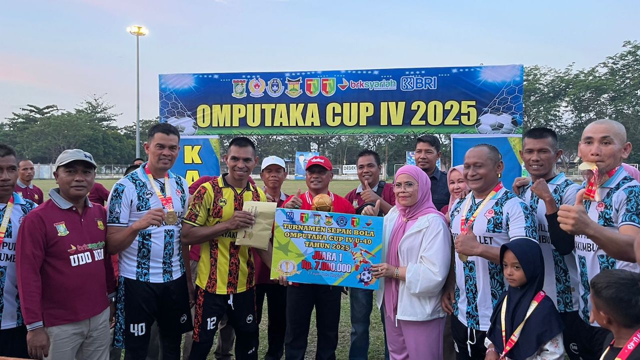 Omputaka Cup IV Sukses Digelar, Persita Payakumbuh Angkat Trofi Juara di Kampar