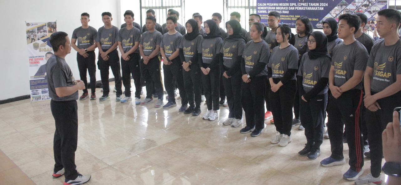 Kabag TU Ditjenpas Riau Beri Pengarahan Peserta SIGAP: Cetak ASN Pengamanan yang Tangguh