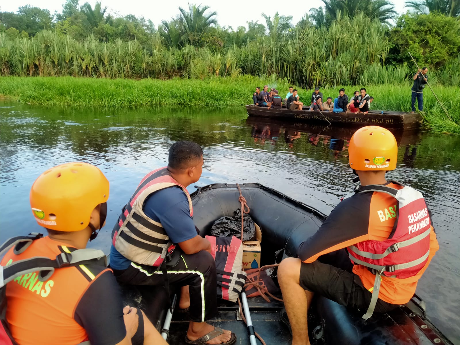 Sampan Pengangkut Buah Sawit Tenggelam di Sungai Bengkalis, 1 Penumpang Tenggelam