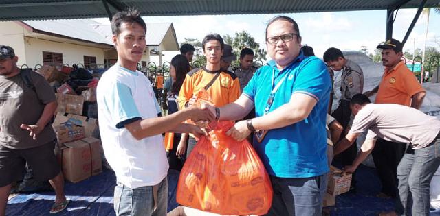 PWI Dan SMSI Salurkan Bantuan Korban Banjir