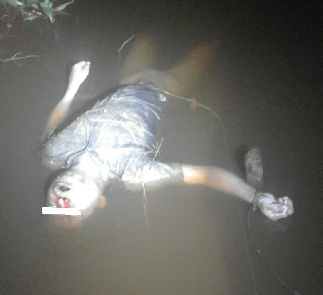 Pria bertato huruf M ditemukan tewas di pinggir sungai siak