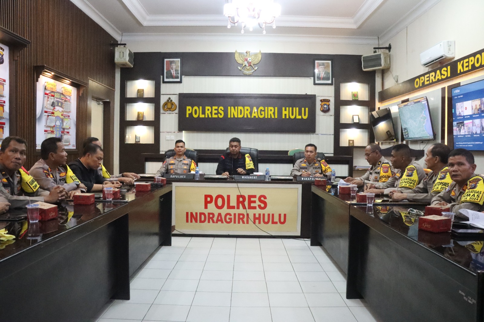 Bahas Pilkada, Polda Riau Turunkan Tim Asistensi ke Polres Inhu
