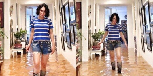 Foto Stylishnya saat Banjir Viral, Yuni Shara Mengaku itu Sepatu Khusus