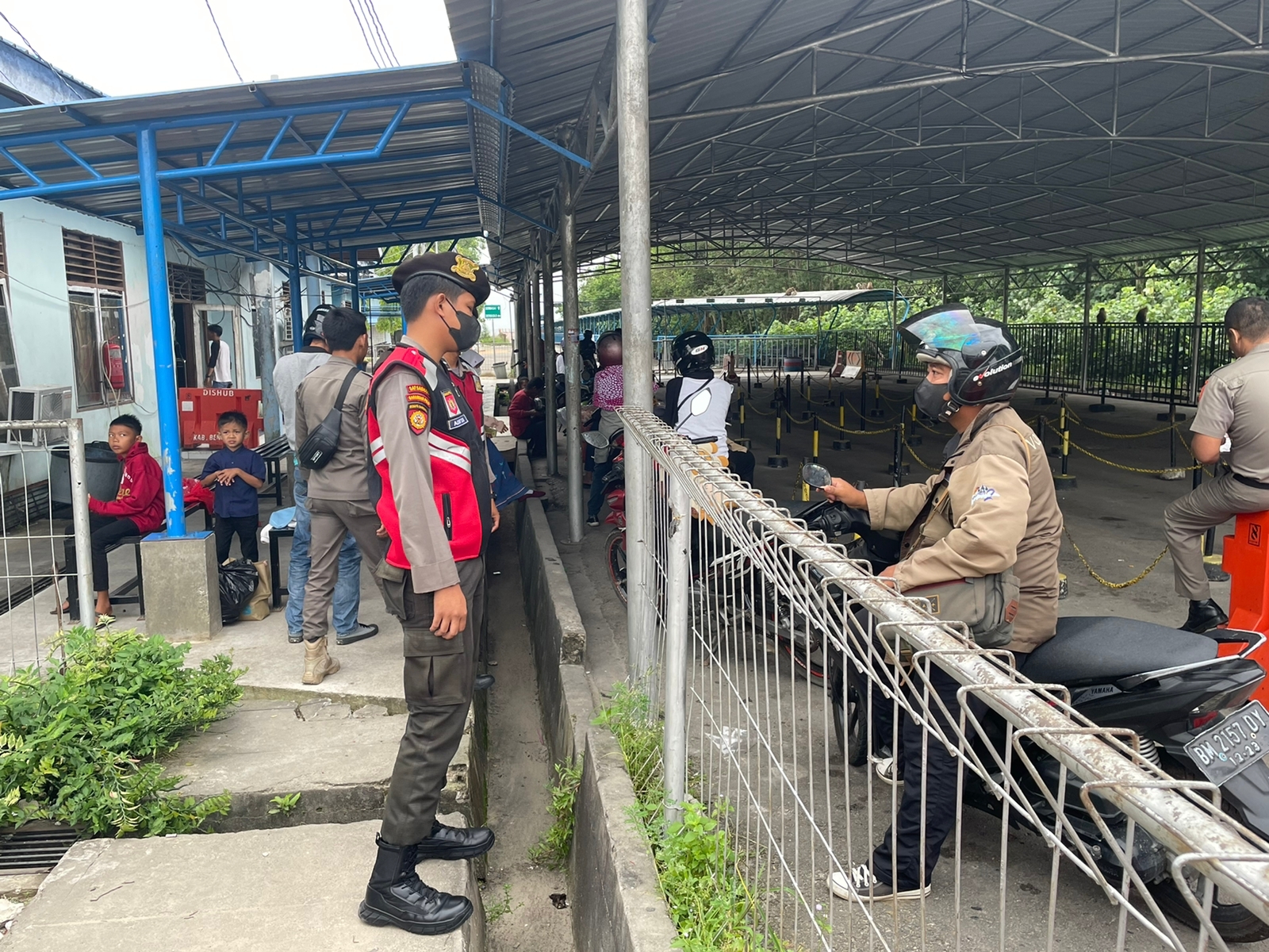 Dalam Rangka Pengamanan Natal dan Tahun Baru, Sat Samapta Polres Bengkalis Gelar Patroli