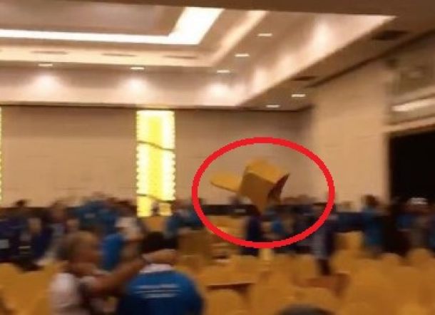 Sempat Saling Lempar Kursi, Peserta Kongres PAN Salat Zuhur Diimami Hatta Rajasa