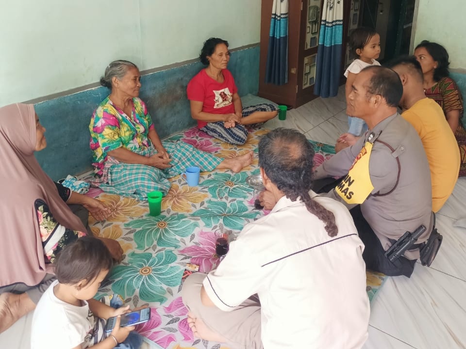 Polsek Bangko Pusako Gelar Cooling System Setelah Pilkada Damai dengan Warga