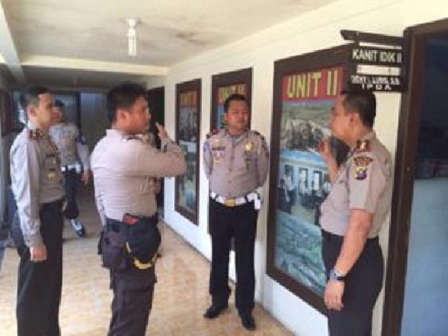 Hari Pertama Bertugas, Kapolres AKBP Ari Wibowo cek Keadaan Mako Polres