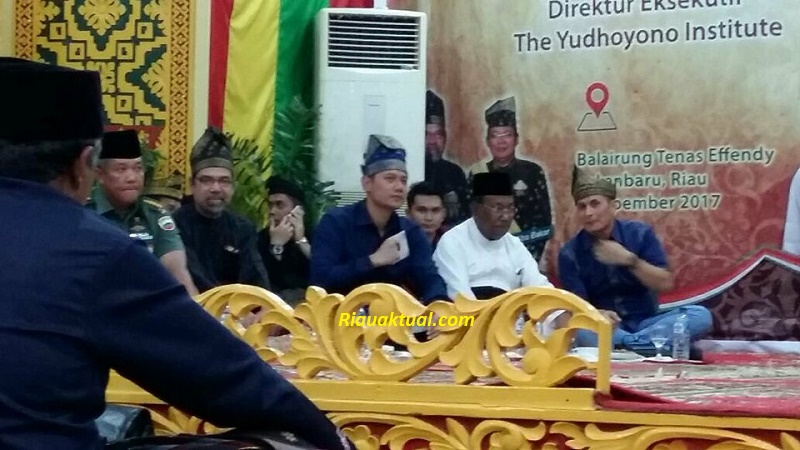 Berkunjung ke LAM, Ini Pesan AHY Untuk Anak Riau