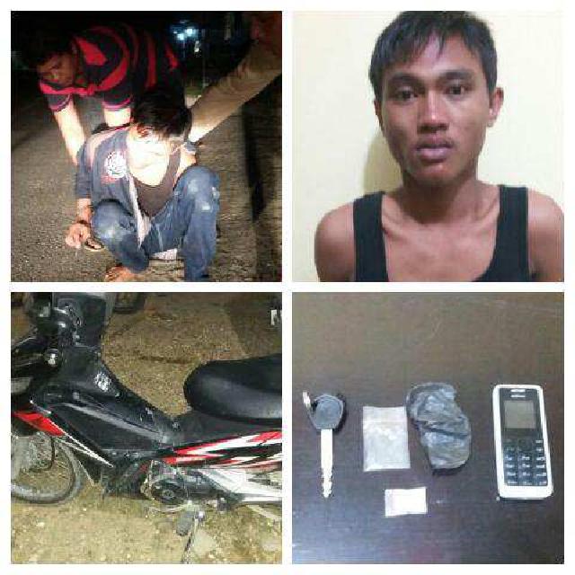 Warga Batu Gajah Air Molek, Ditangkap Polsek Peranap