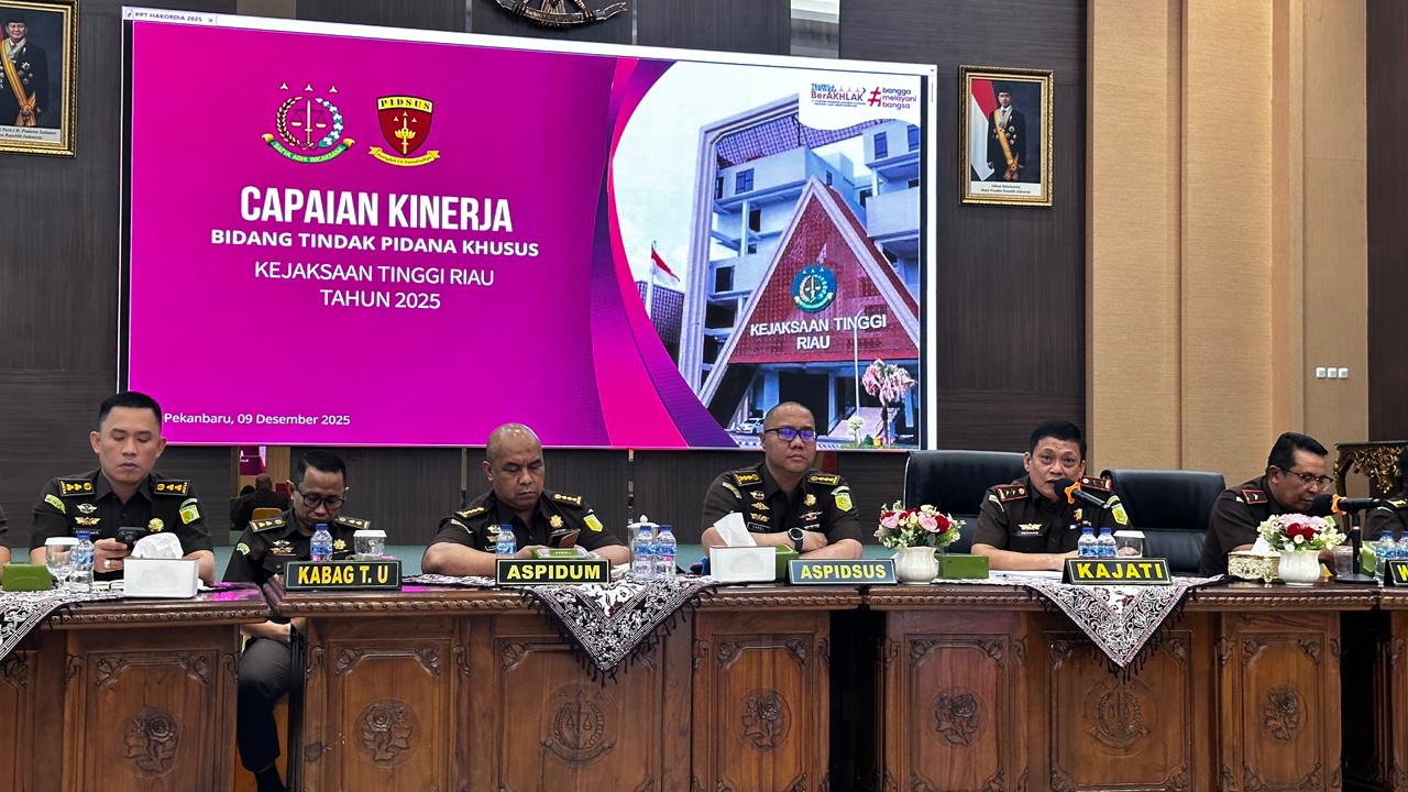 Hakordia 2025, Kejati Riau Beberkan Penanganan Kasus Korupsi