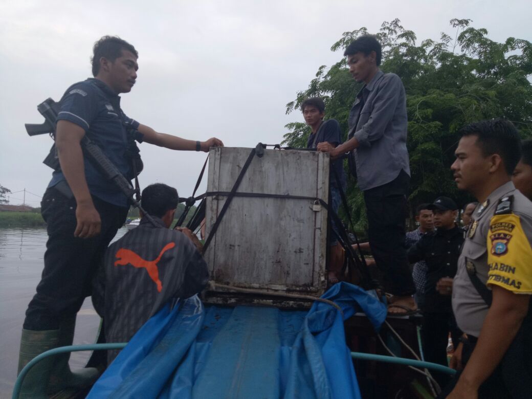 Harimau Bonita Tidak Mengamuk saat Berada di Dalam Box Trap Menuju Dharmasraya