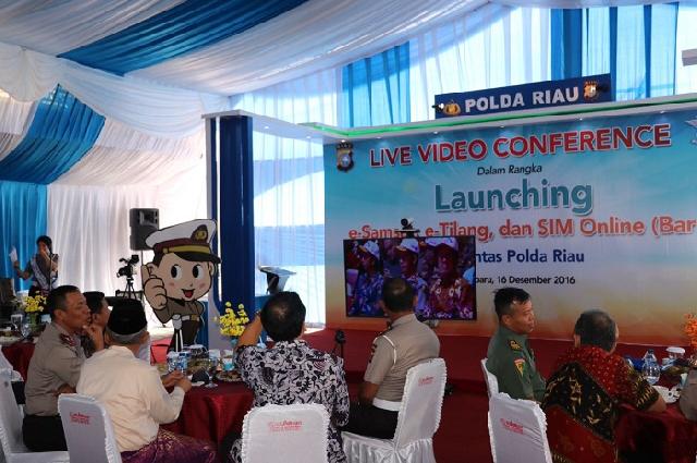 Launching E-Tilang, E-Samsat Dan Sim Baru Online