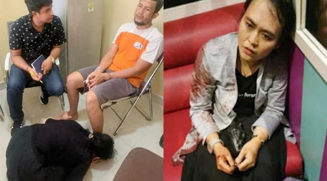 Selingkuhan Tewas Digorok, Istri Sujud di Kaki Suami