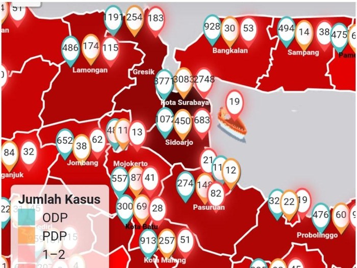 Bukan Lagi Merah, Surabaya Jadi Zona Hitam COVID-19