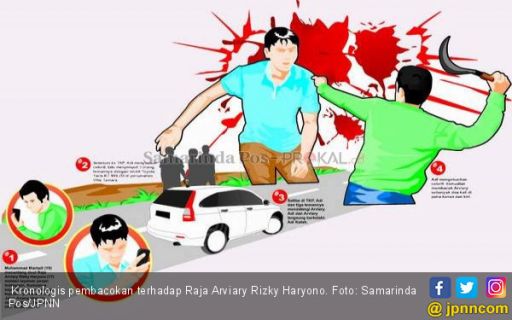 Terlibat Cinta Segitiga, Anak Jenderal Ditebas Celurit