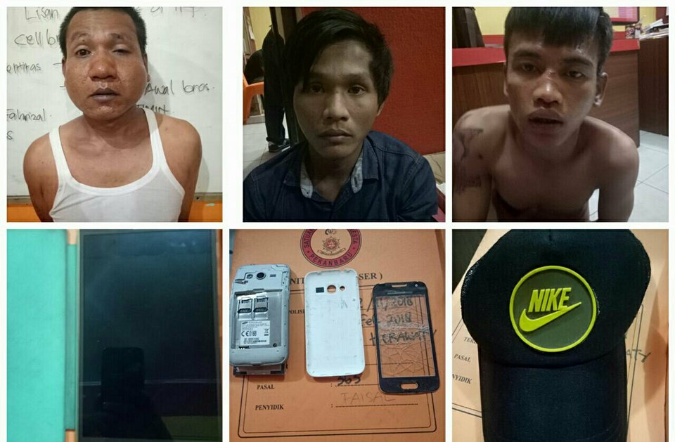 Bongkar Rumah Warga, Dua Pengamen dan Satu Tukang Parkir Ditangkap Polisi