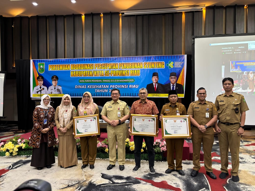 Siak Raih Peringkat Pertama Penurunan Stunting Terbaik se-Riau