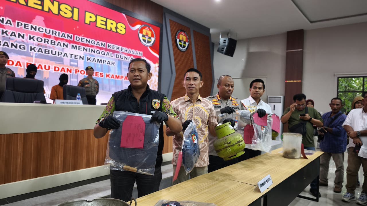 Dua Pelaku Perampokan yang Tewaskan Wanita di Kampar Ditangkap Polisi