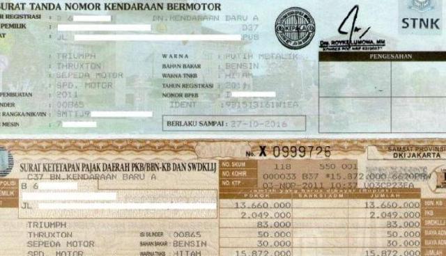 Berikut Alasan Menkeu Terkait naiknya Tarif Urus STNK dan BPKB