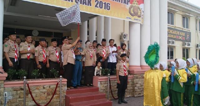 Kwarran Pramuka Dumai Timur Taja Karnaval