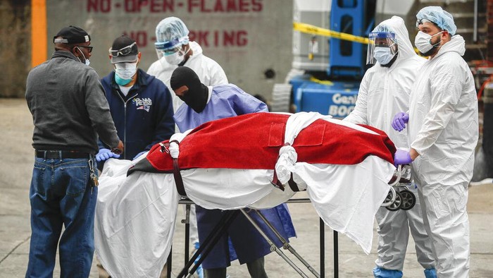 Rekor Dunia, Sehari AS Catat 4.491 Kematian Terkait Virus Corona