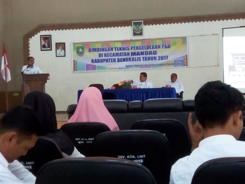 Badan Pendapatan Daerah Bengkalis Adakan BimbinganTeknis Di Kecamatan Mandau