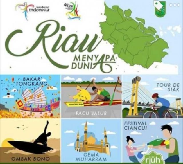 Pemprov Riau Dukung Target Pariwisata Nasional